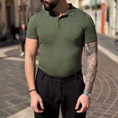 Polo verde mezza manica 2.0 - FLAG STORE